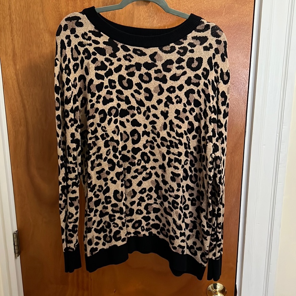 Leopard Print Sweater
